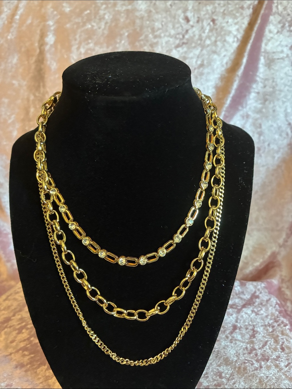 Layered Gold Multi-Chain Necklace - Elegant Women’s Jewelry